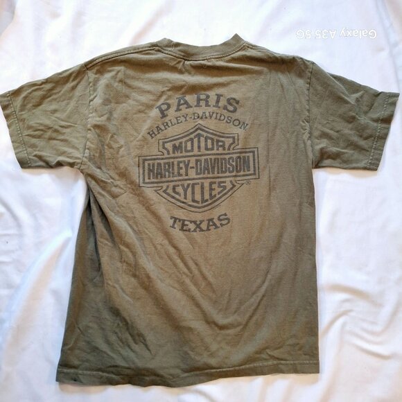 Harley-Davidson Olive Short Sleeve Tee - Picture 5 of 5